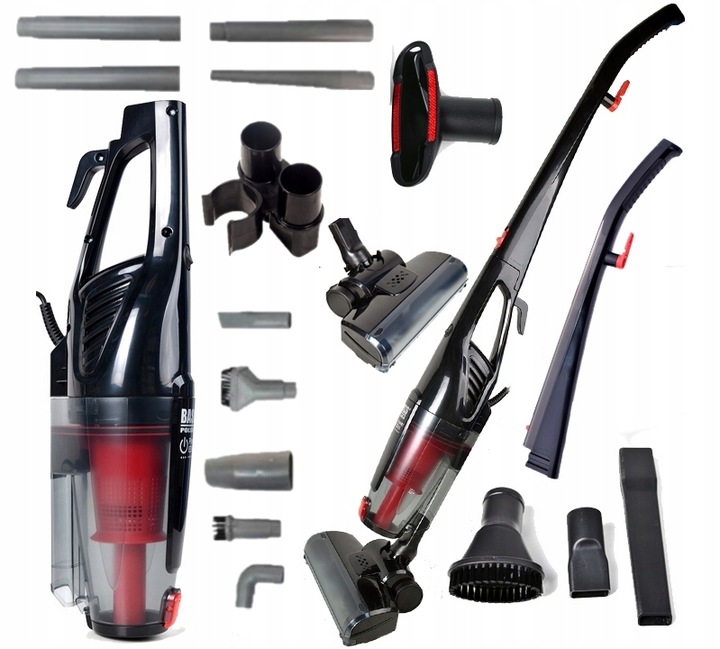 ODKURZACZ PIONOWY BEZWORKOWY Z TURBOSZCZOTKĄ BASS POLSKA