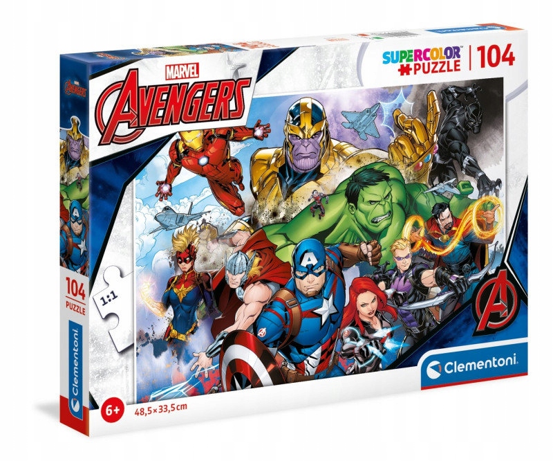 

Clementoni 25718 Puzzle 104 El. Avengers Marvel