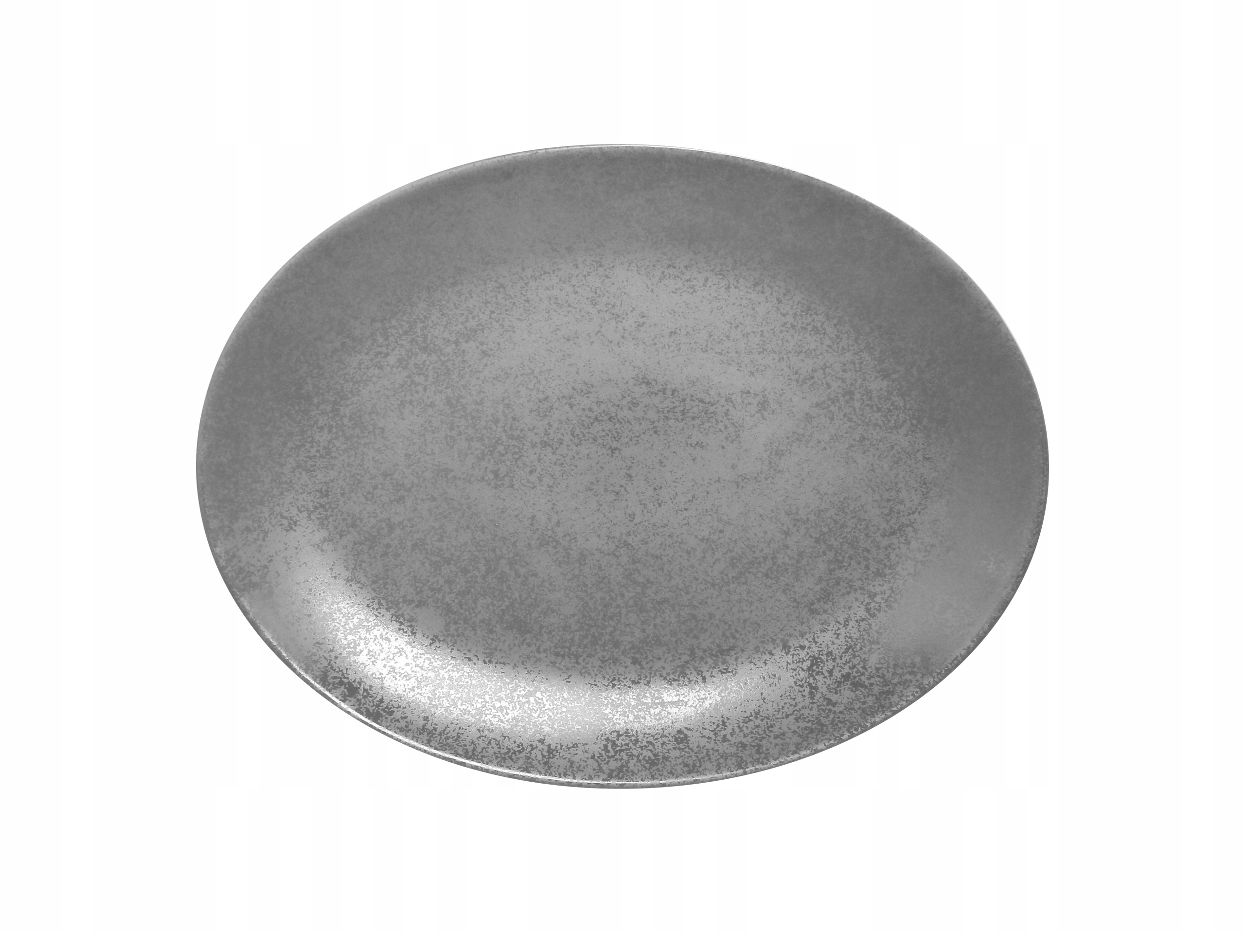 Porcelana Rak Oválný talíř 36 cm Shale šedý