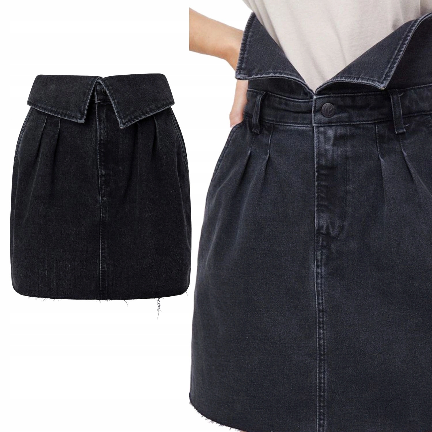 Sukně Pepe Jeans s vysokým pasem, vel., velikost Xs