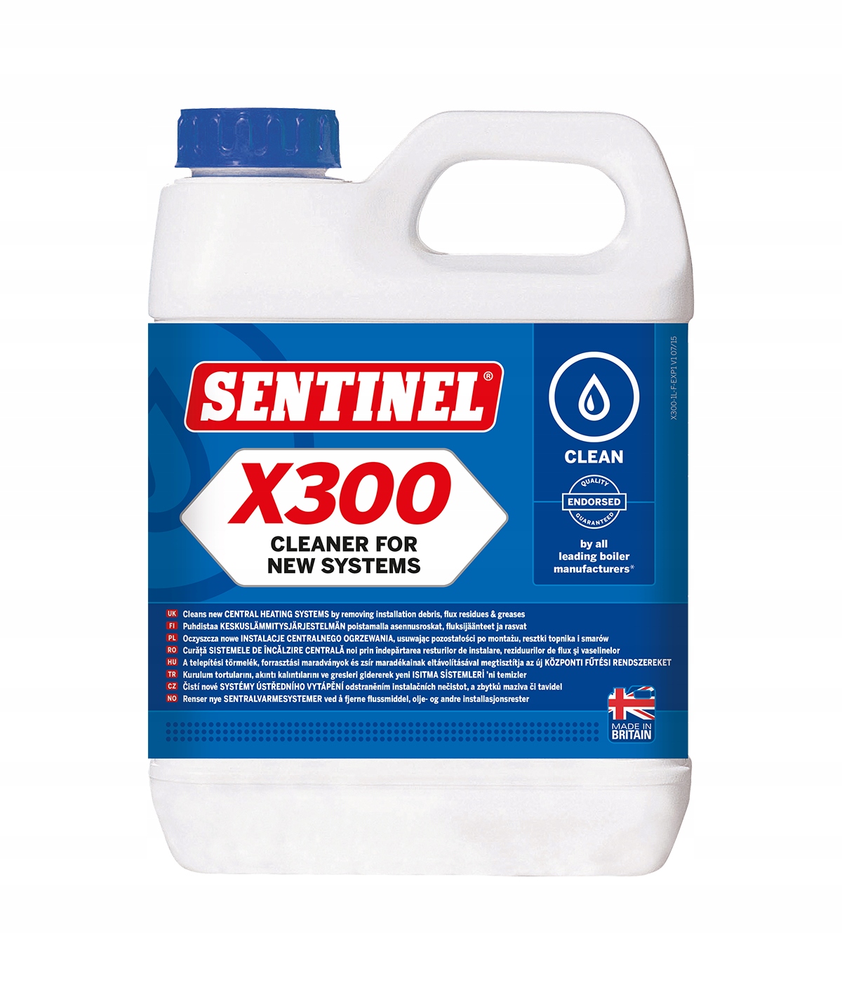 Sentinel X300 Čisticí prostředek C.o.