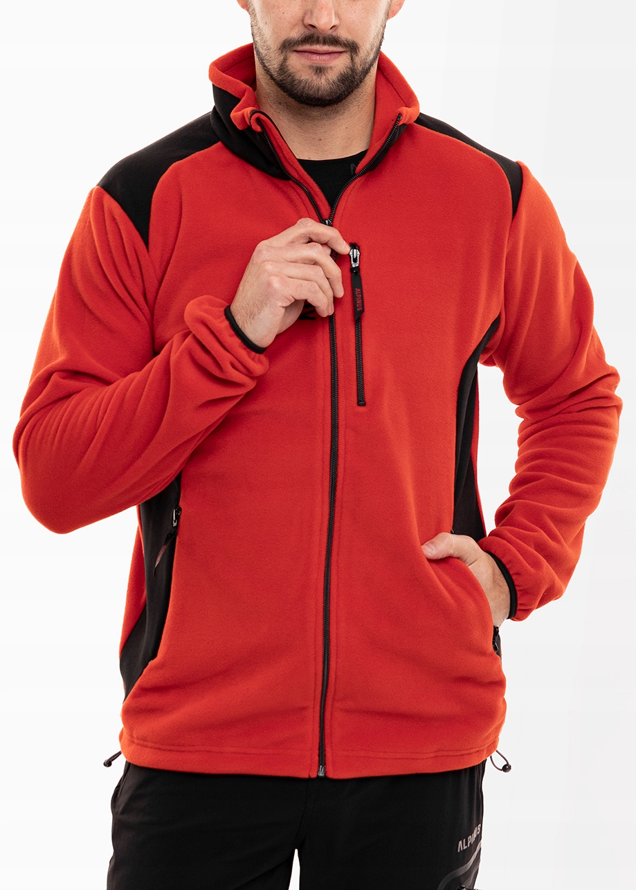 Alpinus pánská mikina Caen, teplá fleecová mikina, velikost S