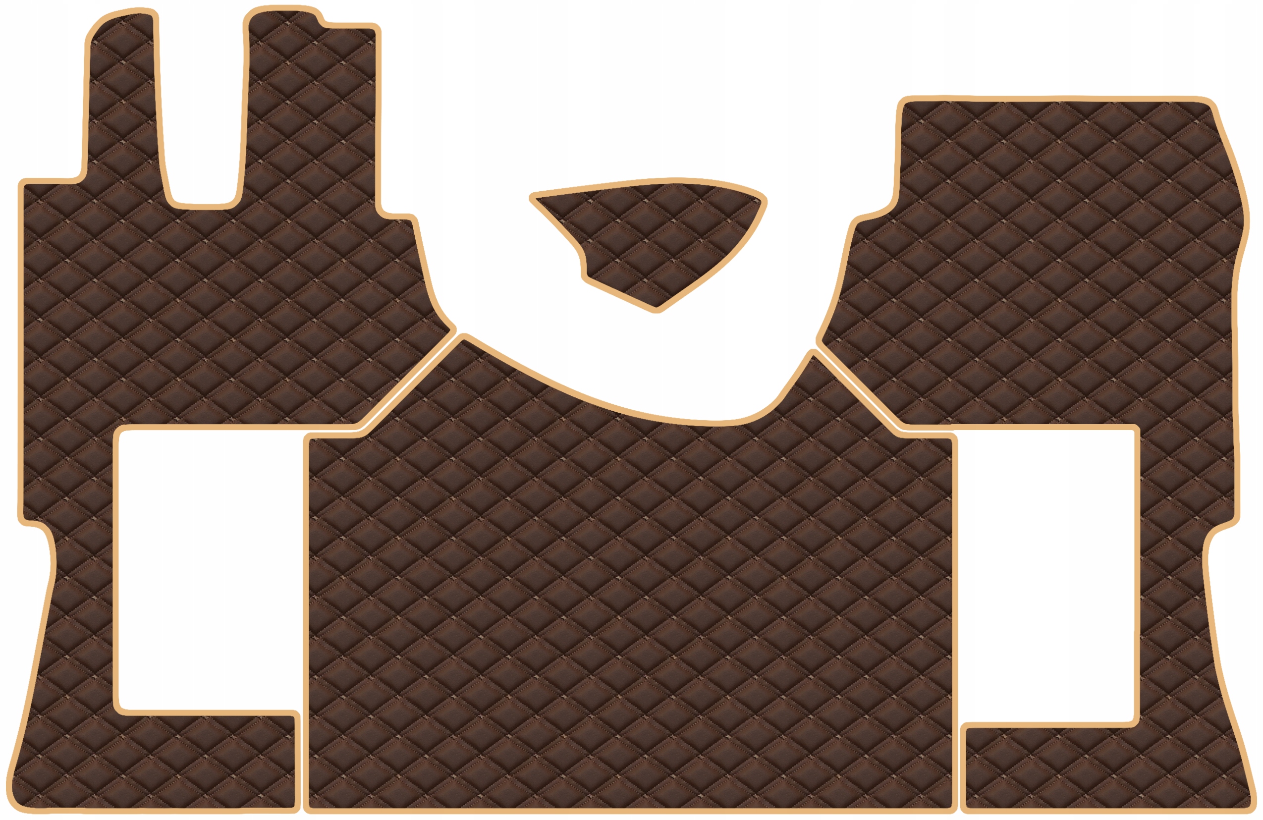 Dvojitě prošívané koberce Royal Mercedes Actros MP4, MP5