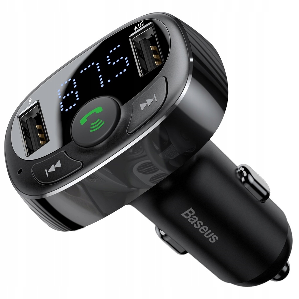 

Baseus transmiter Fm bluetooth ładowarka MP3 2xUSB