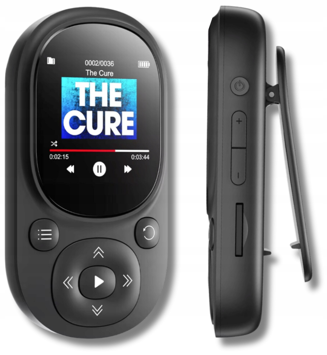 MP3 Přehrávač s Bluetooth, Fm Rádiem a 64GB Pamětí Černý