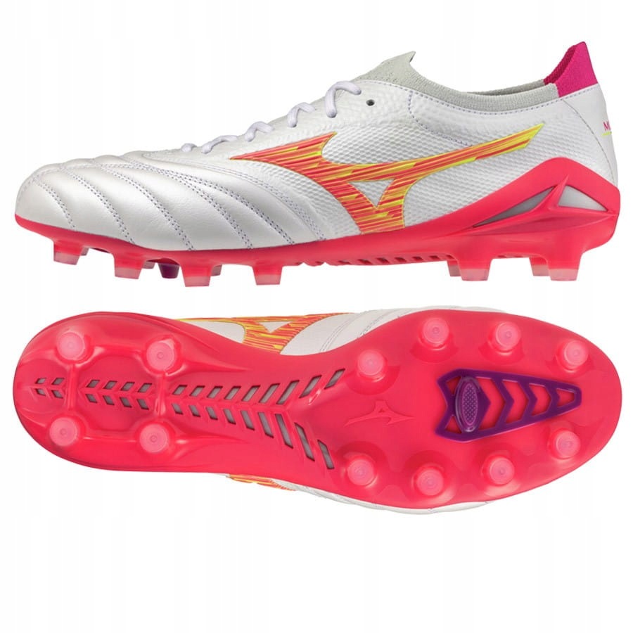 Buty Mizuno Morelia Neo IV Beta Elite Japan Fg P1GA264064 45, Biały