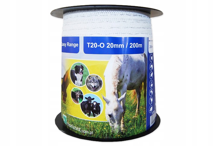 

Taśma pastuch elektryzator 2cm 200metrów konie koń