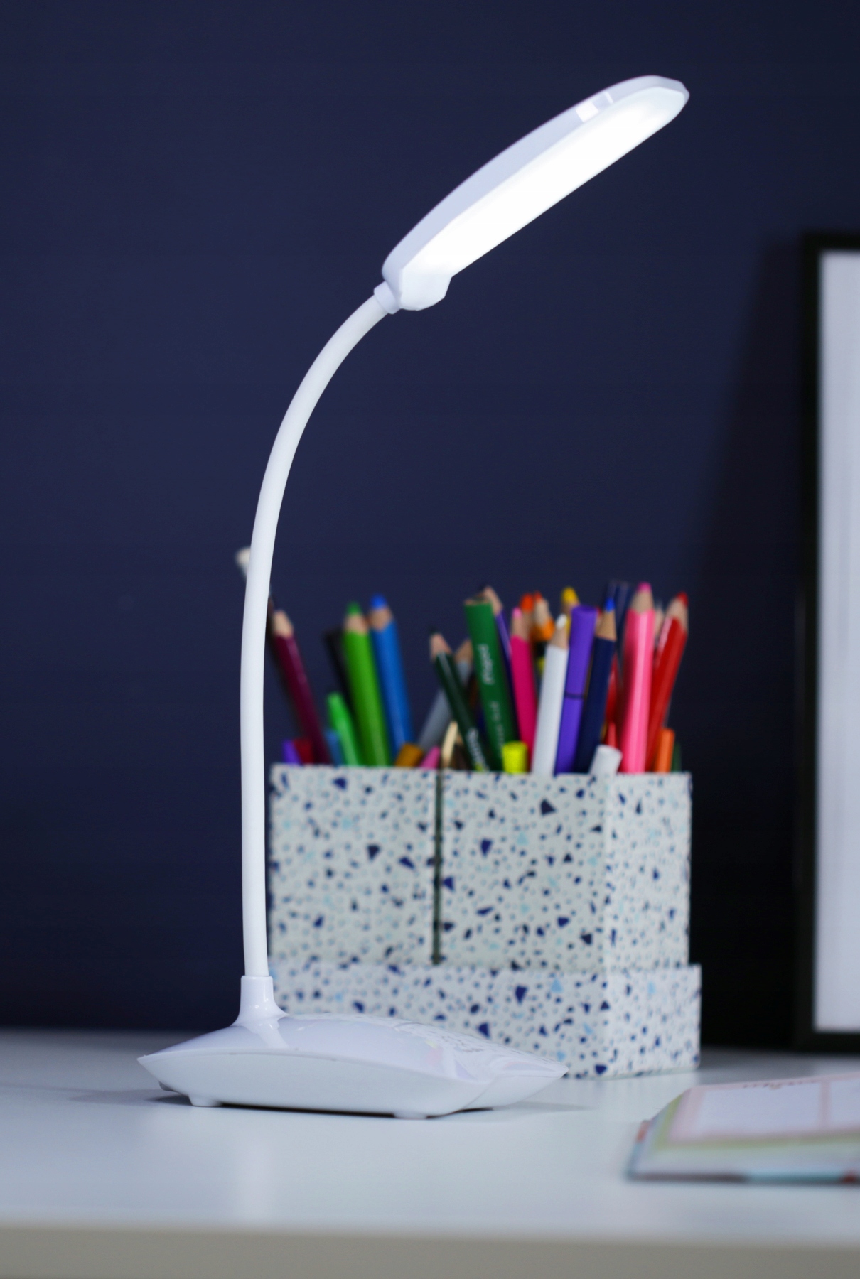 Lampka LED Biurkowa Szkolna na Biurko USB DOTYK Rodzaj gwintu zintegrowane źródło LED