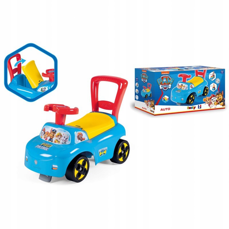 

Smoby Psi Patrol Jedźik Pchacz 2W1 Samochodzik