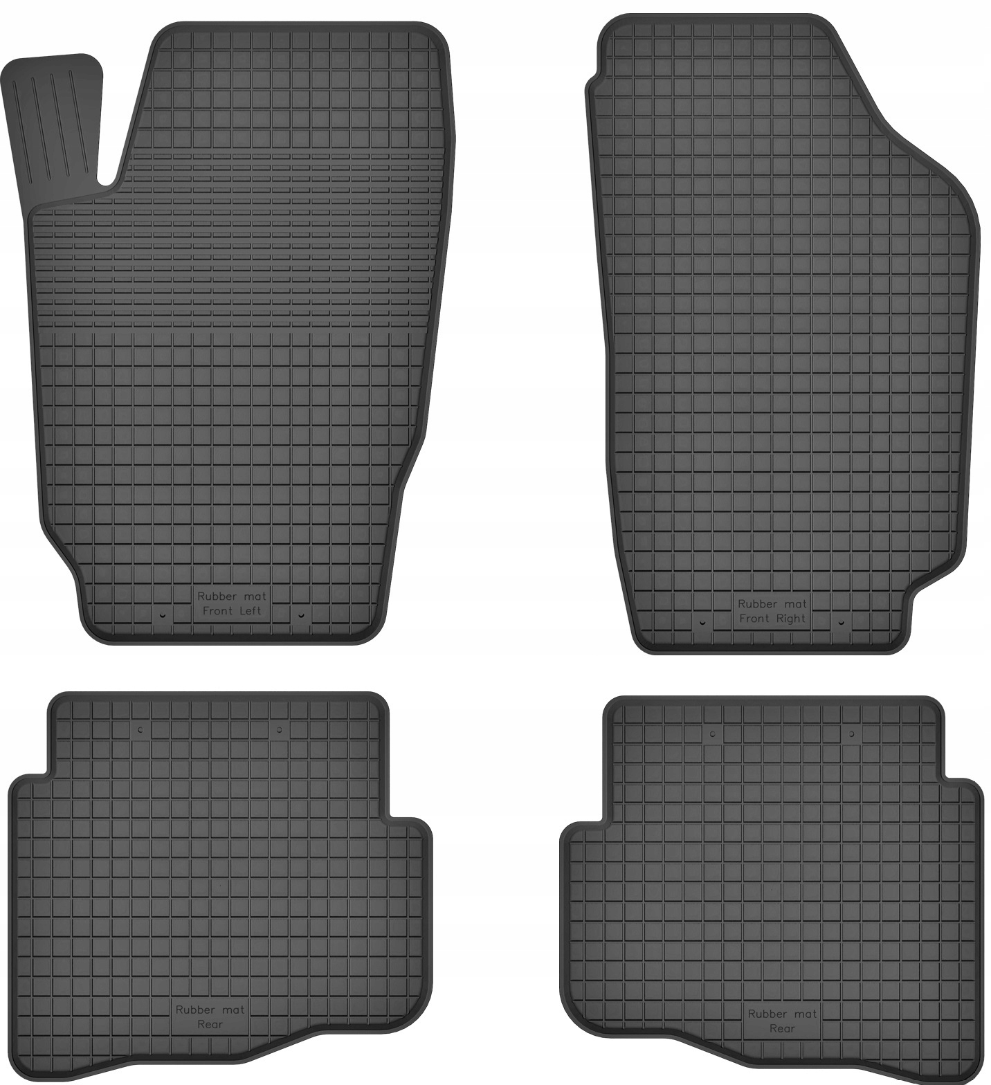 

Dywaniki gumowe korytka do Seat Ibiza III 6L 02-09
