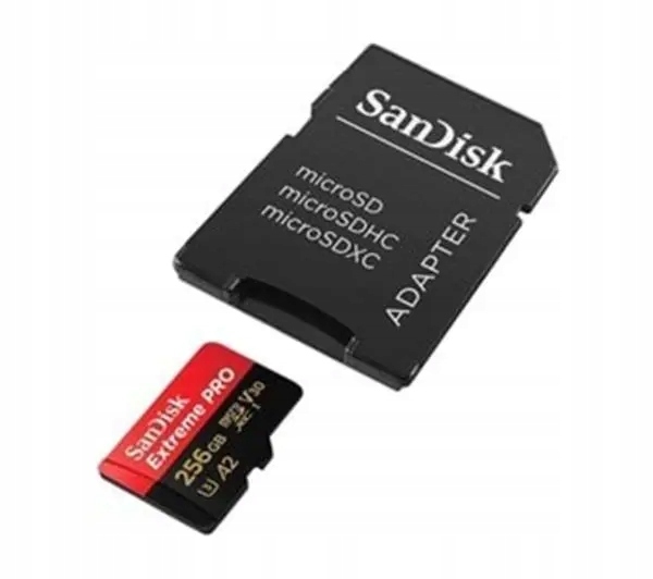 Paměťová karta s adaptérem SanDisk microSDXC 256GB Extreme Pro 200/140MB/s