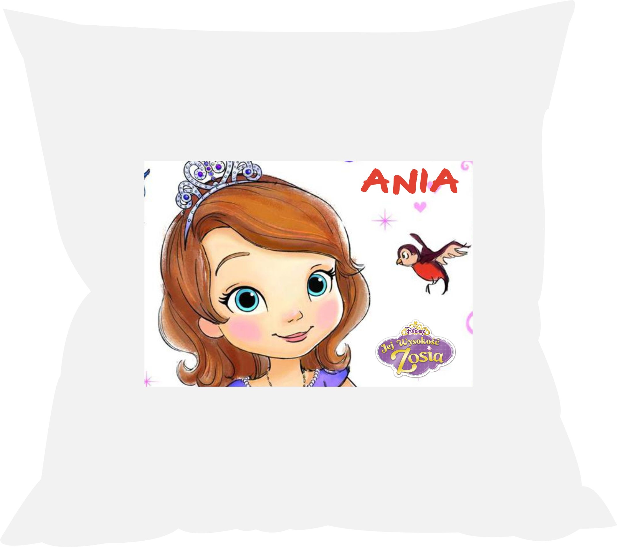 

Poduszka Jej Wysokość Zosia z imieniem Duży Wybór