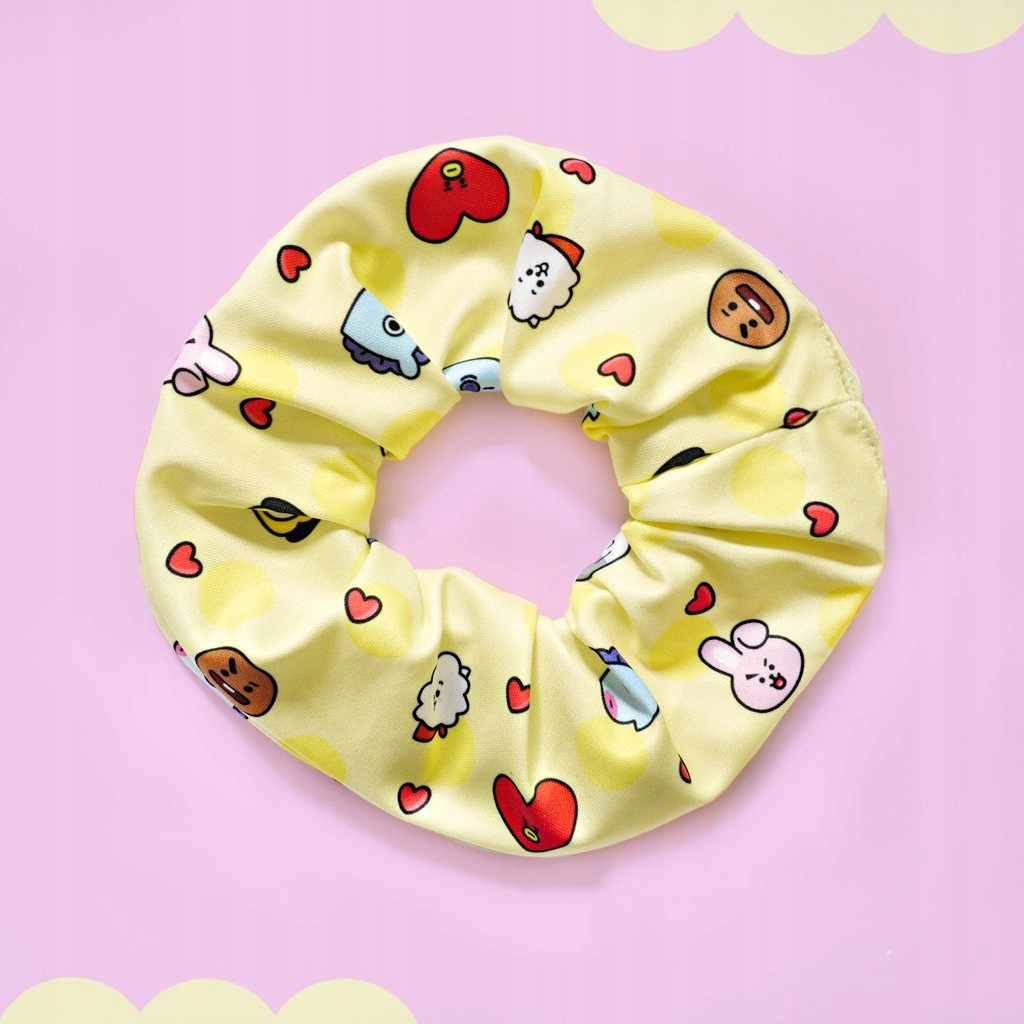 

Duża Scrunchie Gumka do włosów BT21 Bts
