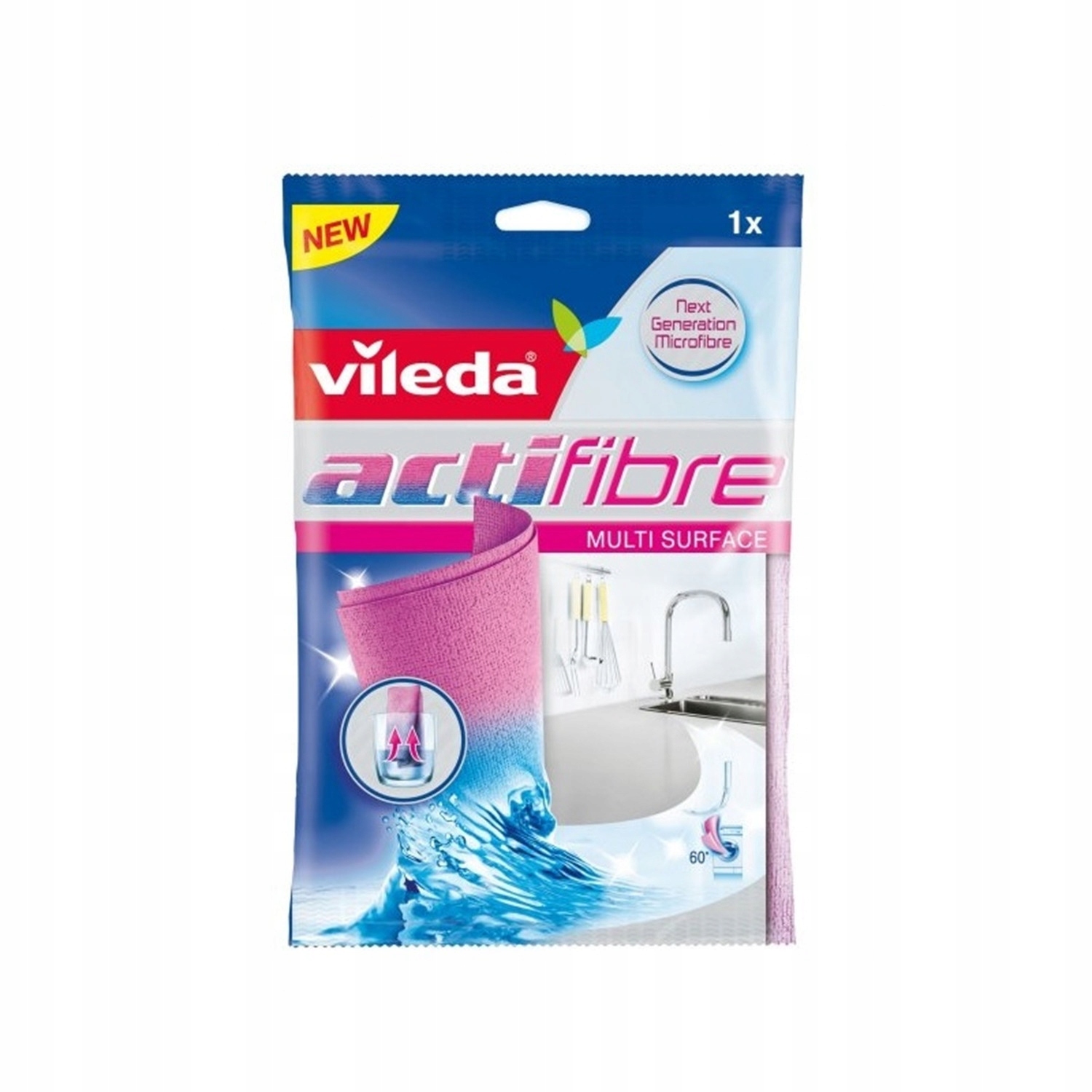 

Ścierka mikrofibra (mikrofaza) Vileda różowy
