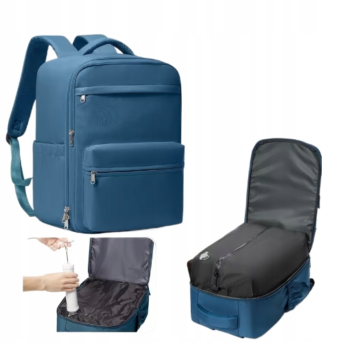 Plecak Bagaż Podręczny Kompresyjny Próżniowy Samolot 40x30x20 Pompka