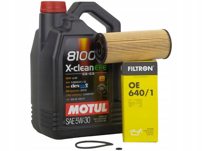 

Motul 8100 X-clean Efe 5W30 5L+FILTR Oleju OE640/1