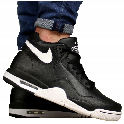 buty męskie Nike Air Flight Oryginał Skóra jesień zima do kosza