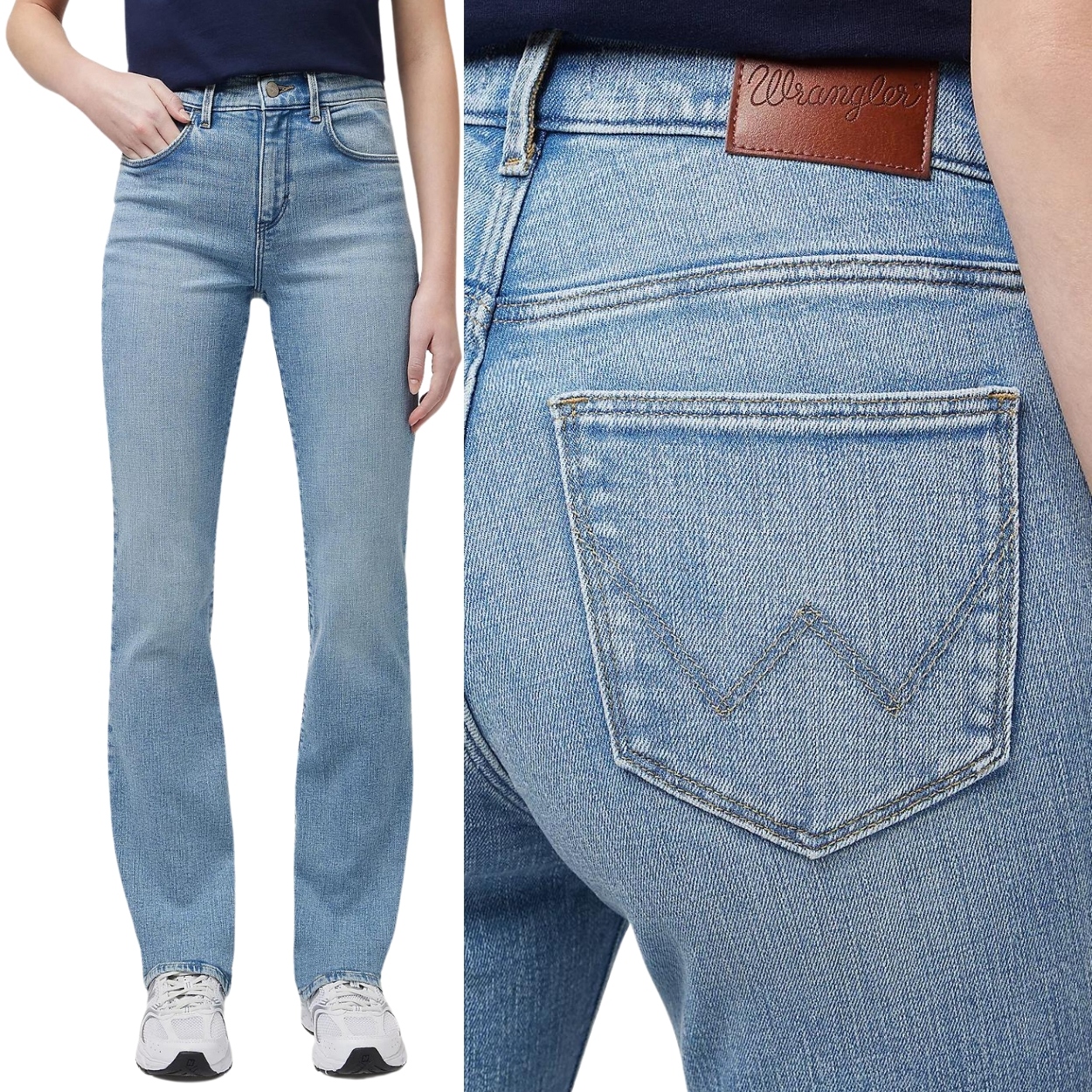 Wrangler Bootcut Southeast rozšířené dámské džínové kalhoty W27 L32