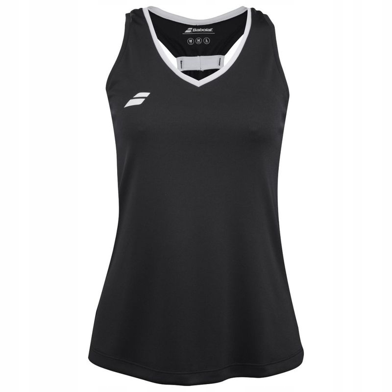 Tričko Babolat Play Tank Top Dámské Černé/černé
