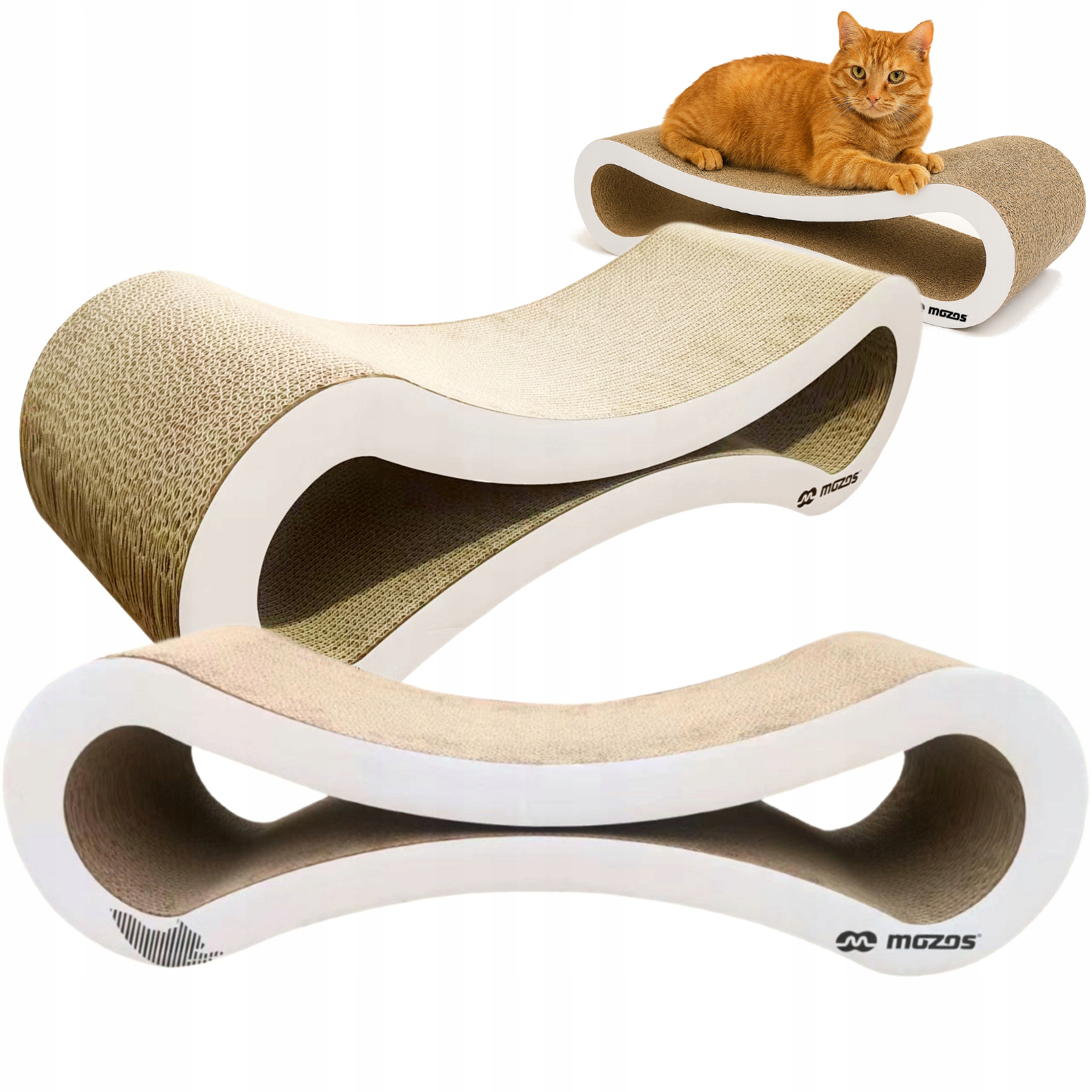 Drapak Dla Kota Legowisko Kartonowy Duży XXL Trwały Mocny 86x26x26