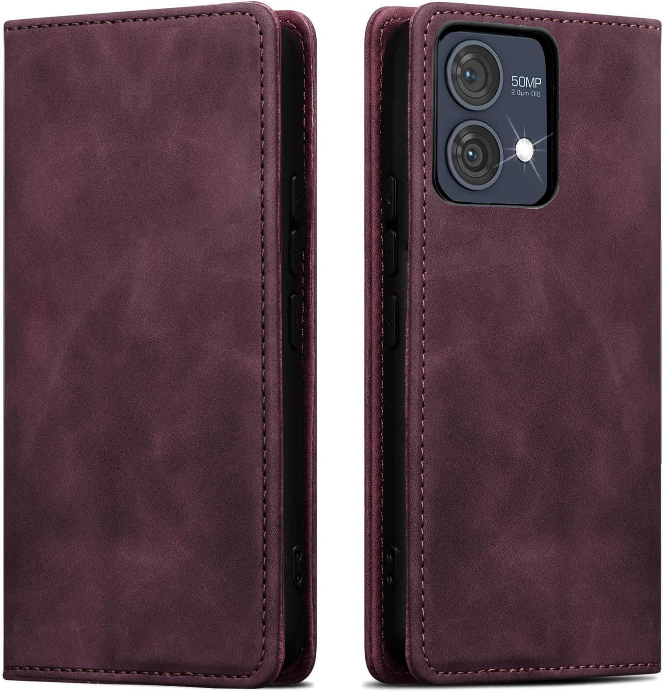 ETUI SKÓRZANE MAGNETYCZNE DO MOTOROLA MOTO G84 5G +SZKŁO Kolekcja sheep skin