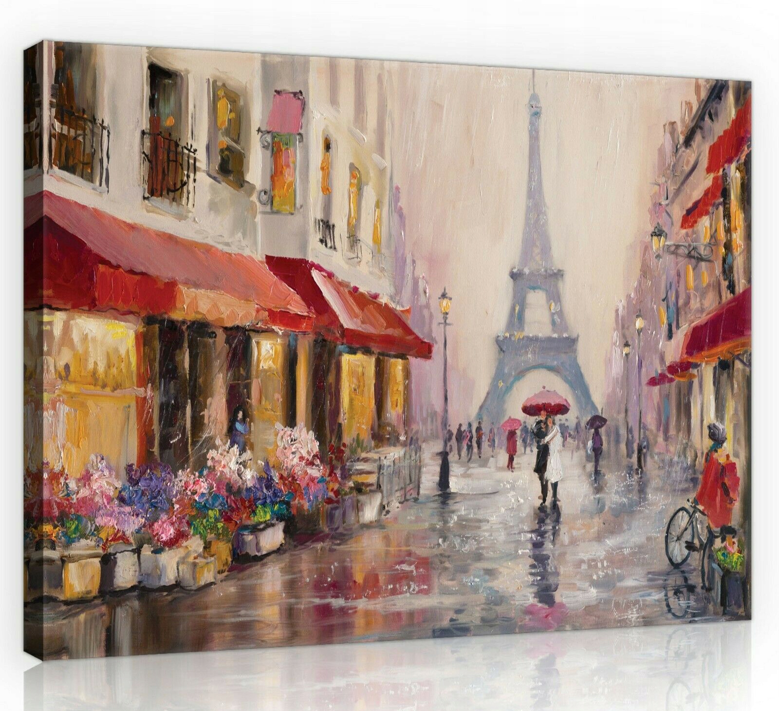 Obraz Na Plátně Canvas 100x75 Paříž Ulice Procházka