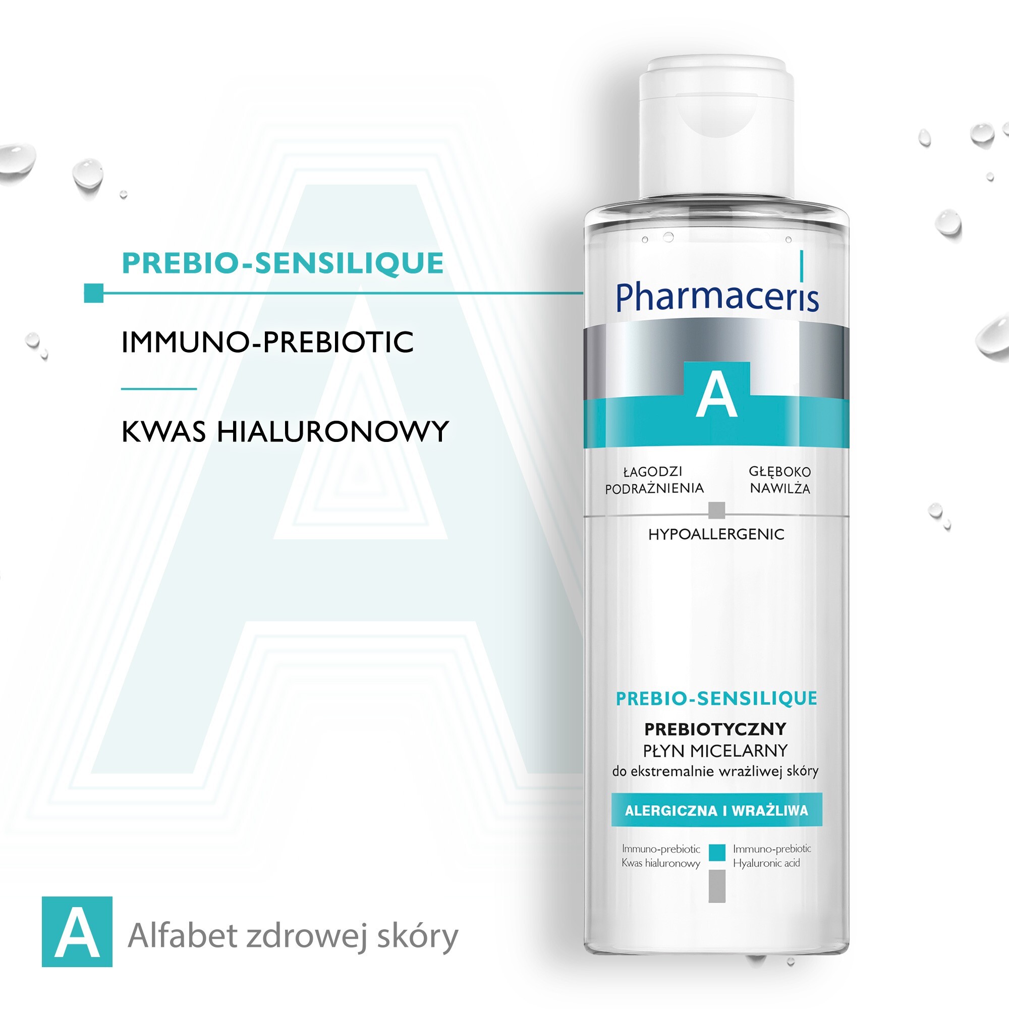 Pharmaceris A SENSI-MICELLAR PŁYN MICELARNY DO DEMAKIJAŻU TWARZY I OCZU wrażliw