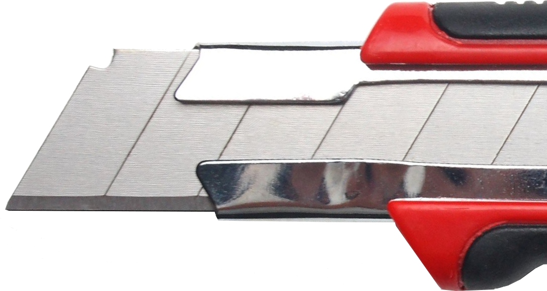 NÓŻ NOŻYK UNIWERSALNY 3 OSTRZA 18 mm Z ZASOBNIKIEM Marka Pro