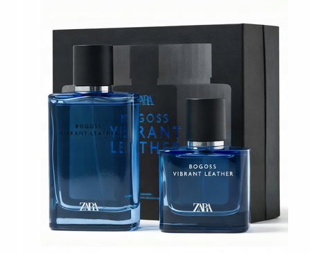 Set Zara Bogoss Vibrant Leather Edp 100 ML 60 ML Parfém Pánský Zara