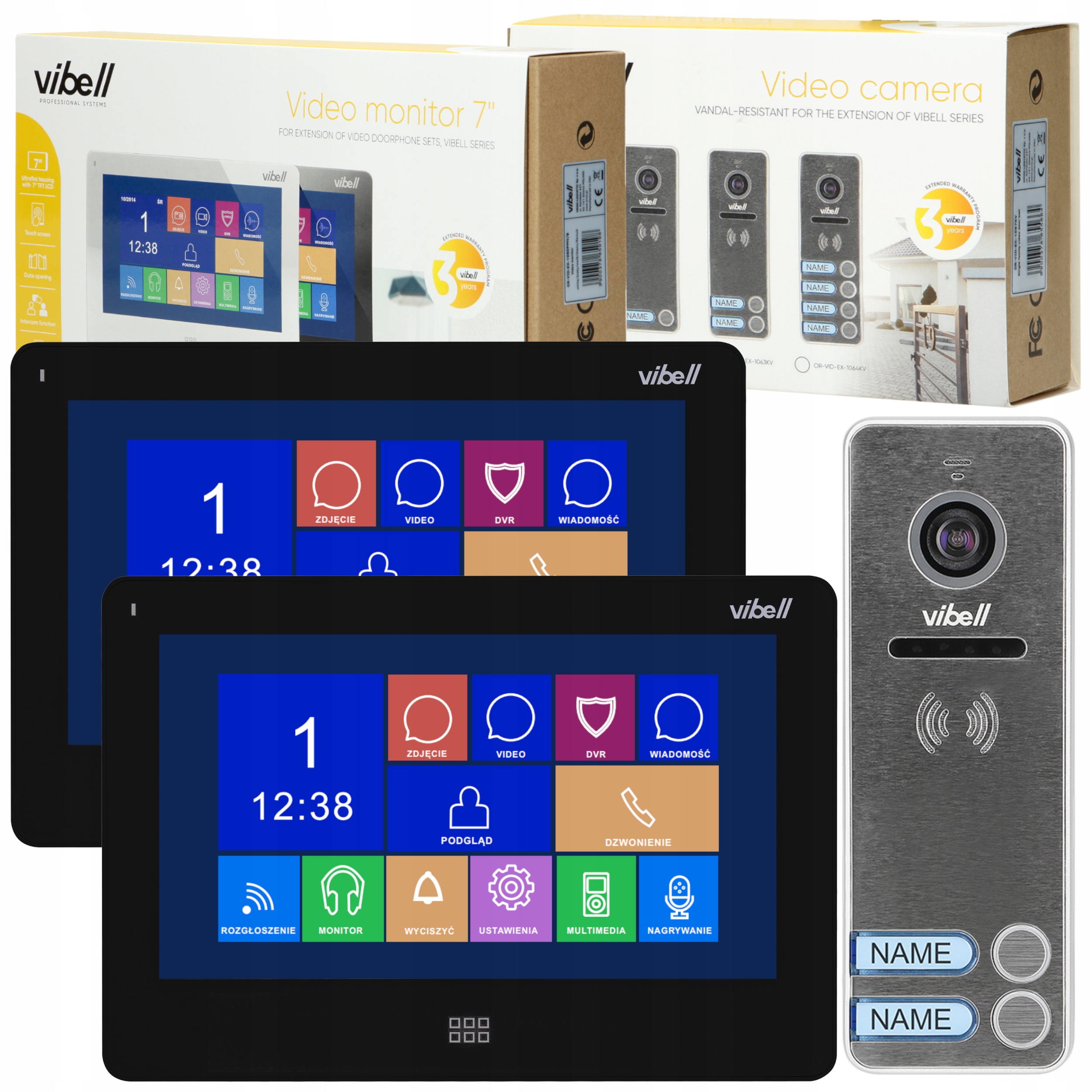 Orno Felis Memo MULTI4 čierny R-VID-EX-1066