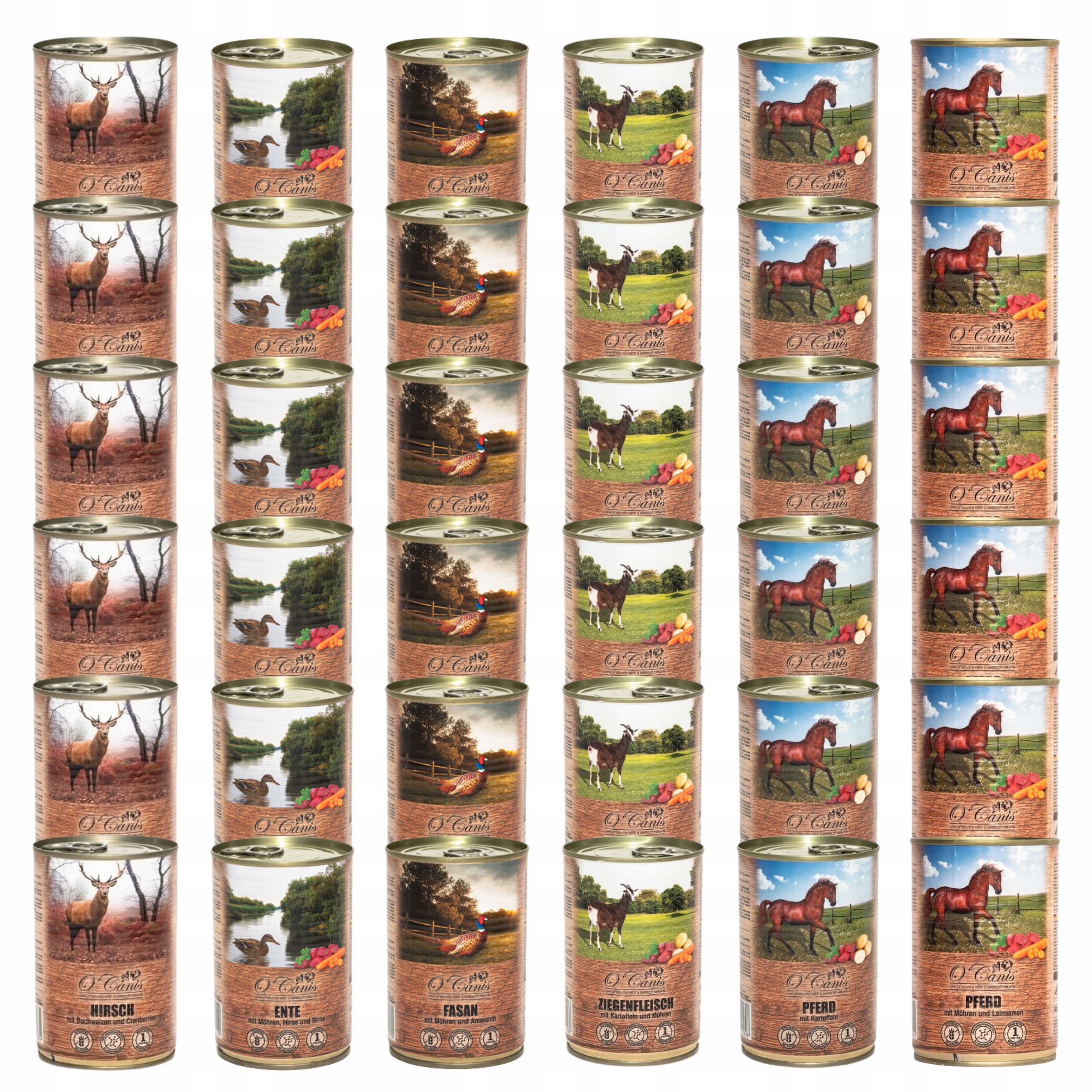 Krmivo pro psy O'Canis mix chutí 36 x 400 g