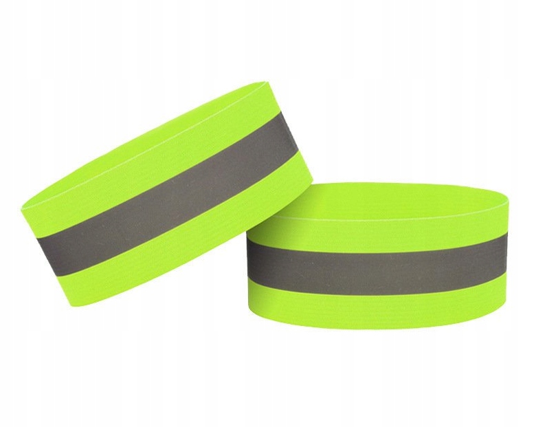 OPASKA ODBLASKOWA OSTRZEGAWCZA RZEP NA RAMIĘ RĘKE DO BIEGANIA ROWER
