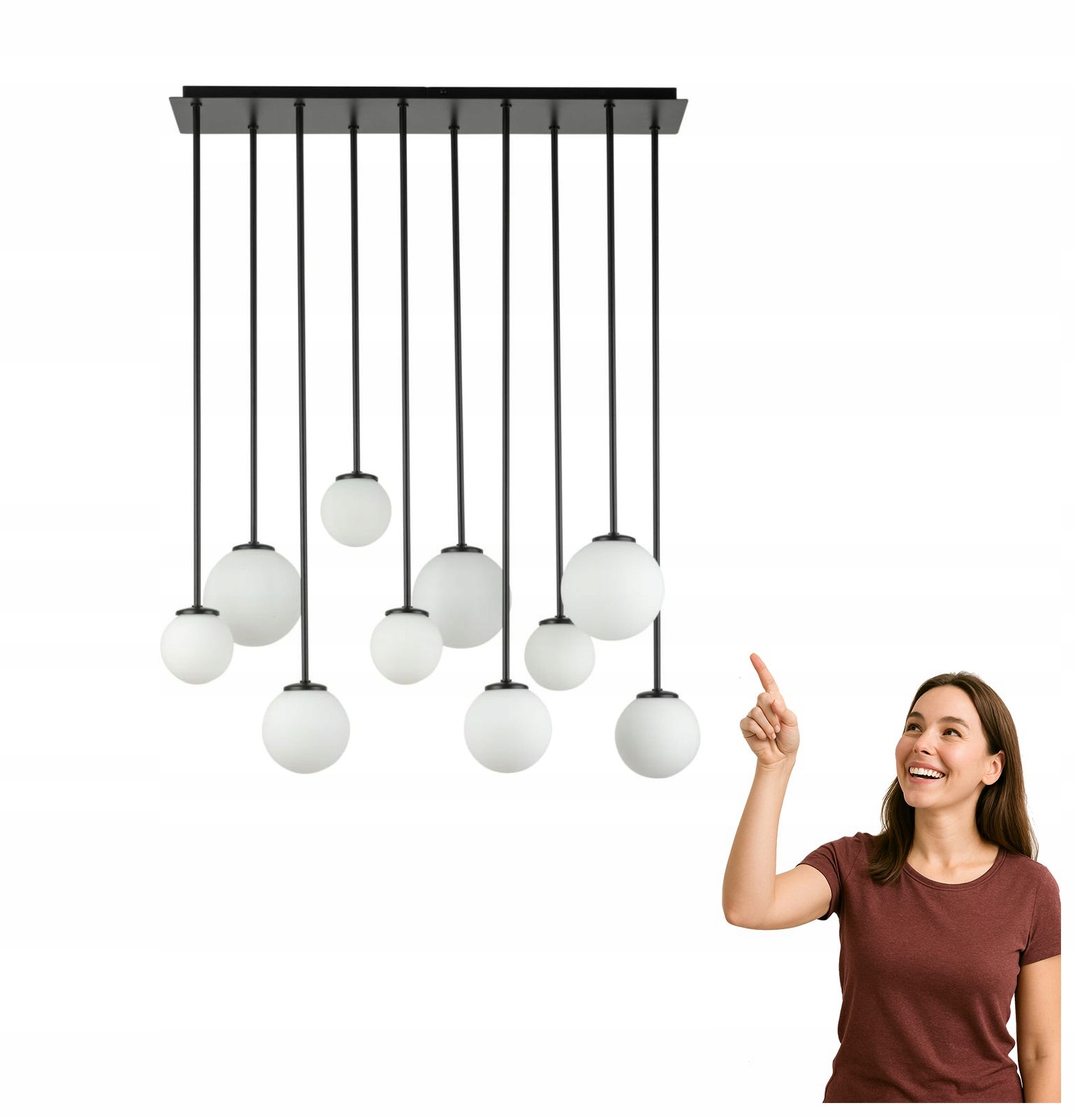 Závesná lampa Tulia 10 33491 Sigma Lighting