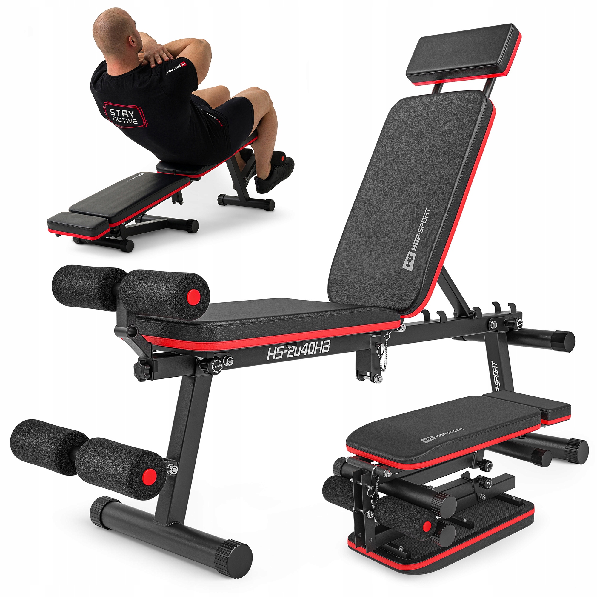 

Ławka treningowa regulowana skośna do ćwiczeń