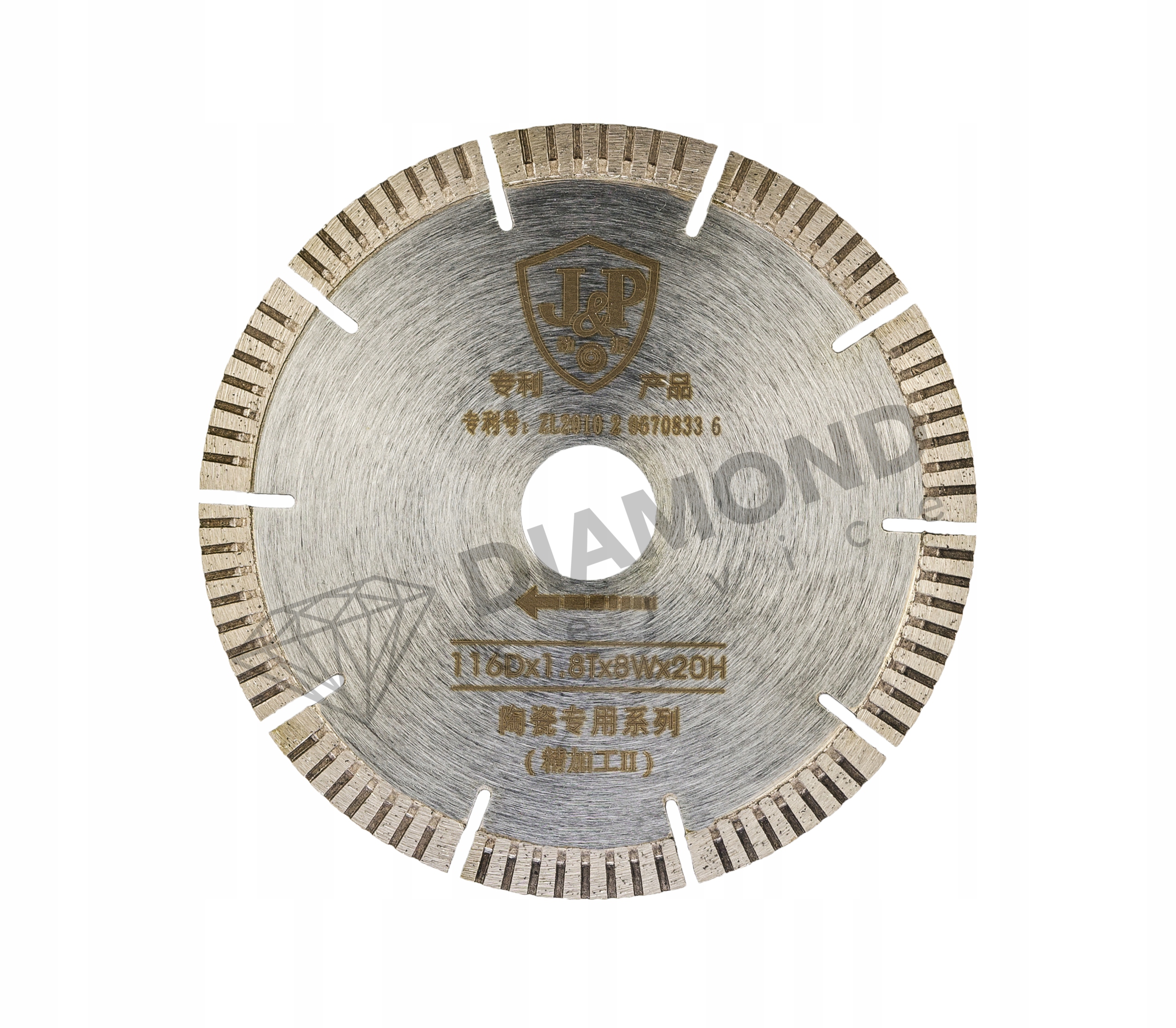 

Oryginalna Tarcza diamentowa Wandeli J&p 116mm