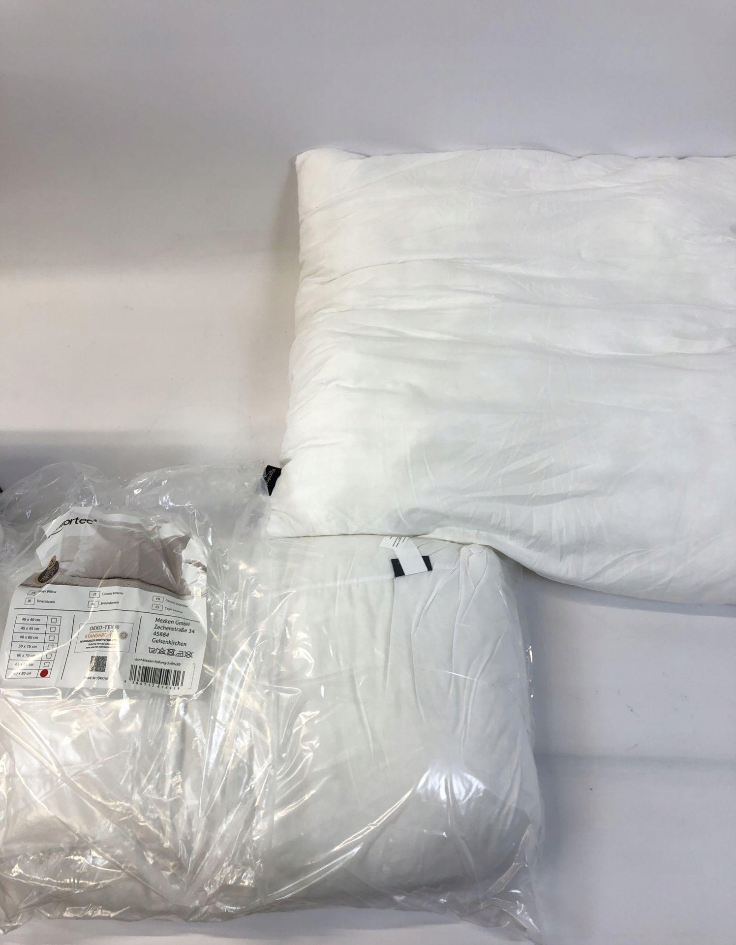 Komfortec Poduszka 80 x 80 cm biała 2 szt Marka inna