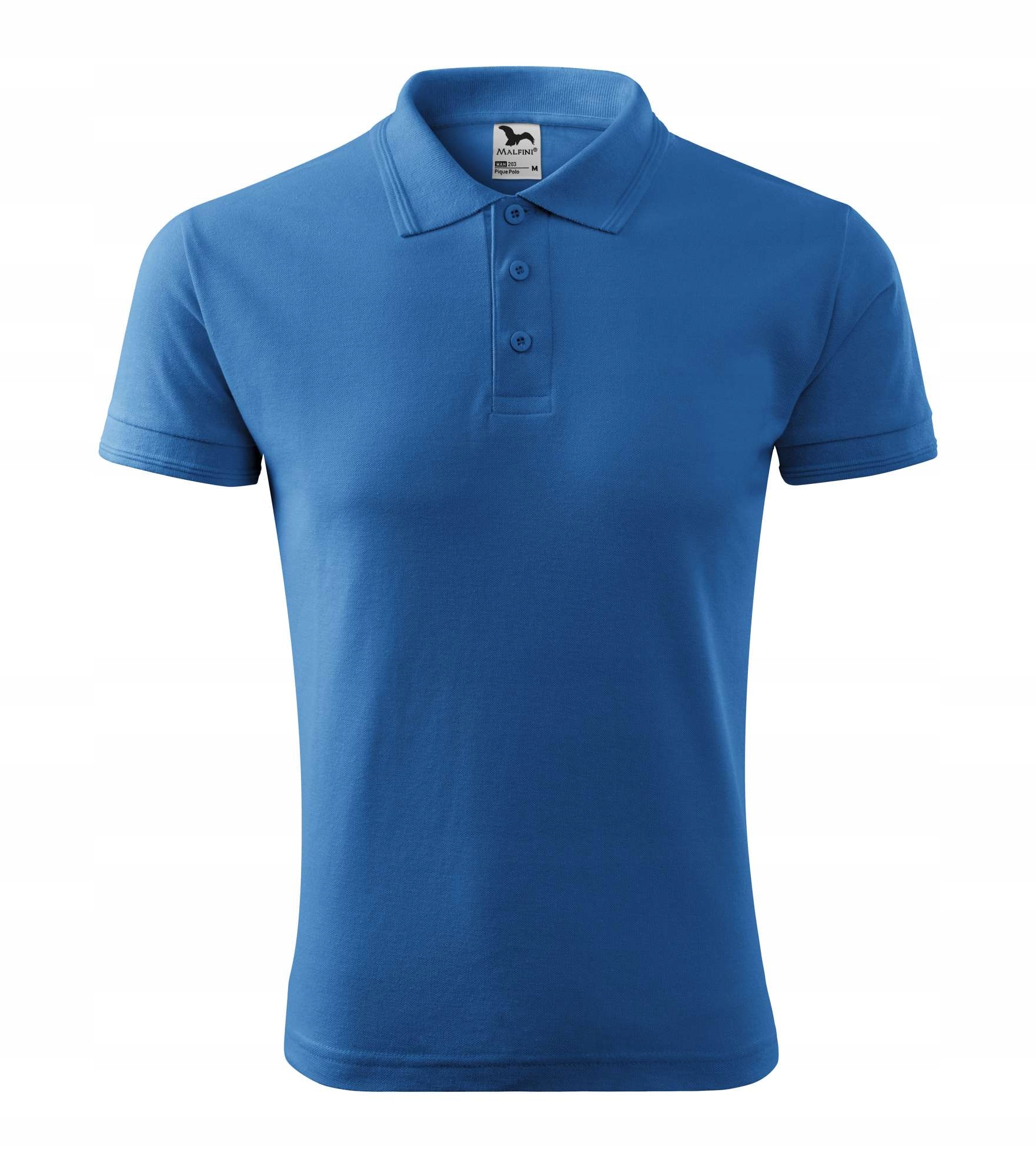 

Adler Koszulka Polo 203 Jakość Haft 2XL lazurowy