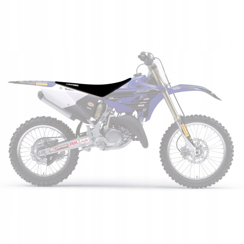 Kompletné Sedadlo Yamaha Yz 125/250 02-21 Vysoké (+15 MM) Yamaha Čierne