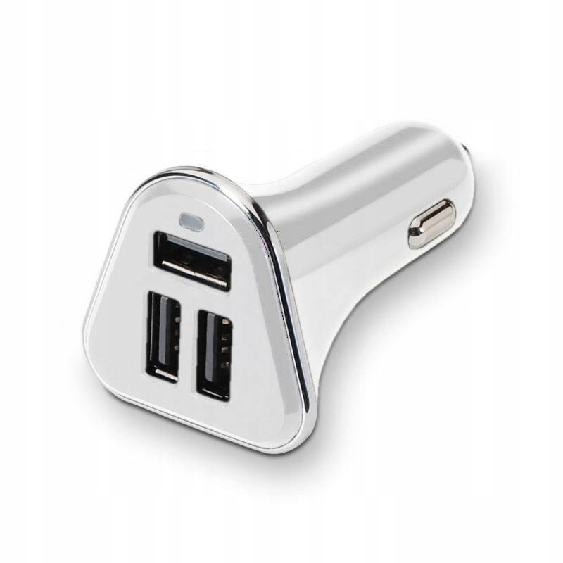 Szybka Ładowarka samochodowa 3x Usb 5.2A do ciężarówek-Zdjęcie-0