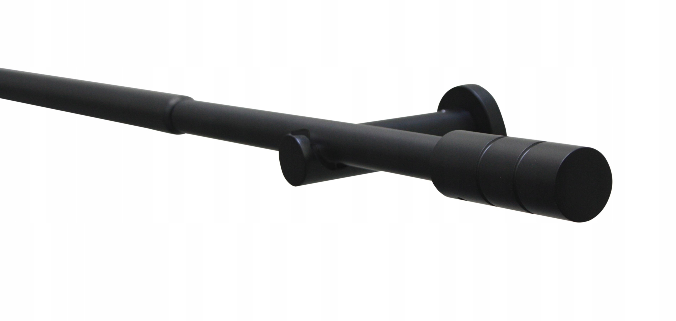 

Karnisz rozsuwany Kreta czarny mat 120-210 cm