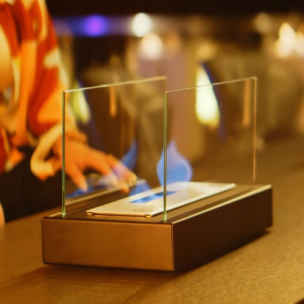 Biokominek Stojacy KRATKI GALINA Certyfikat TUV Kominek Stół Taras Ogród Rodzaj wolnostojący