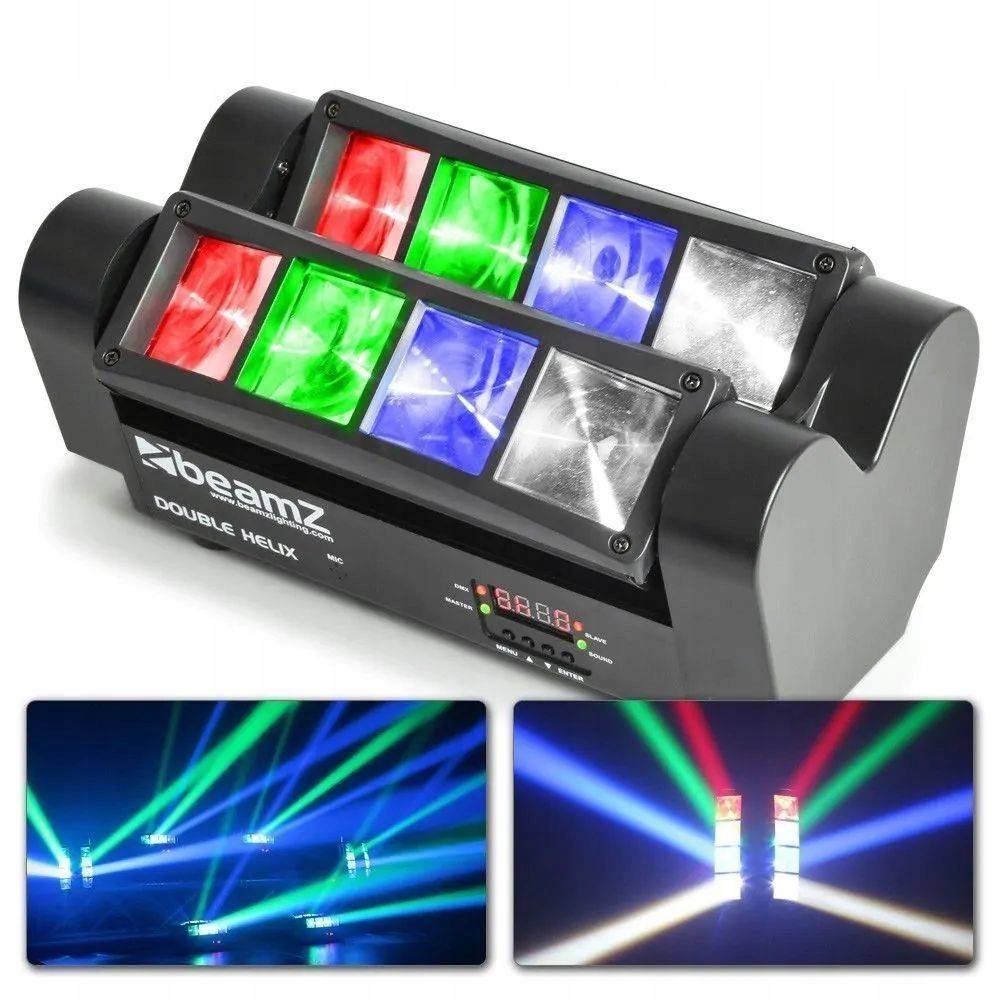 

Piękny Efekt Podwójny Reflektor Led BeamZ Helix