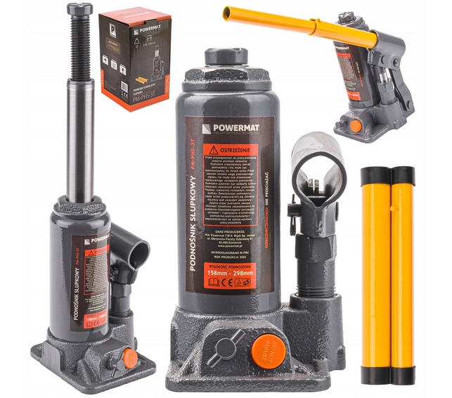 

Podnośnik Hydrauliczny Słupkowy Lewarek 3T