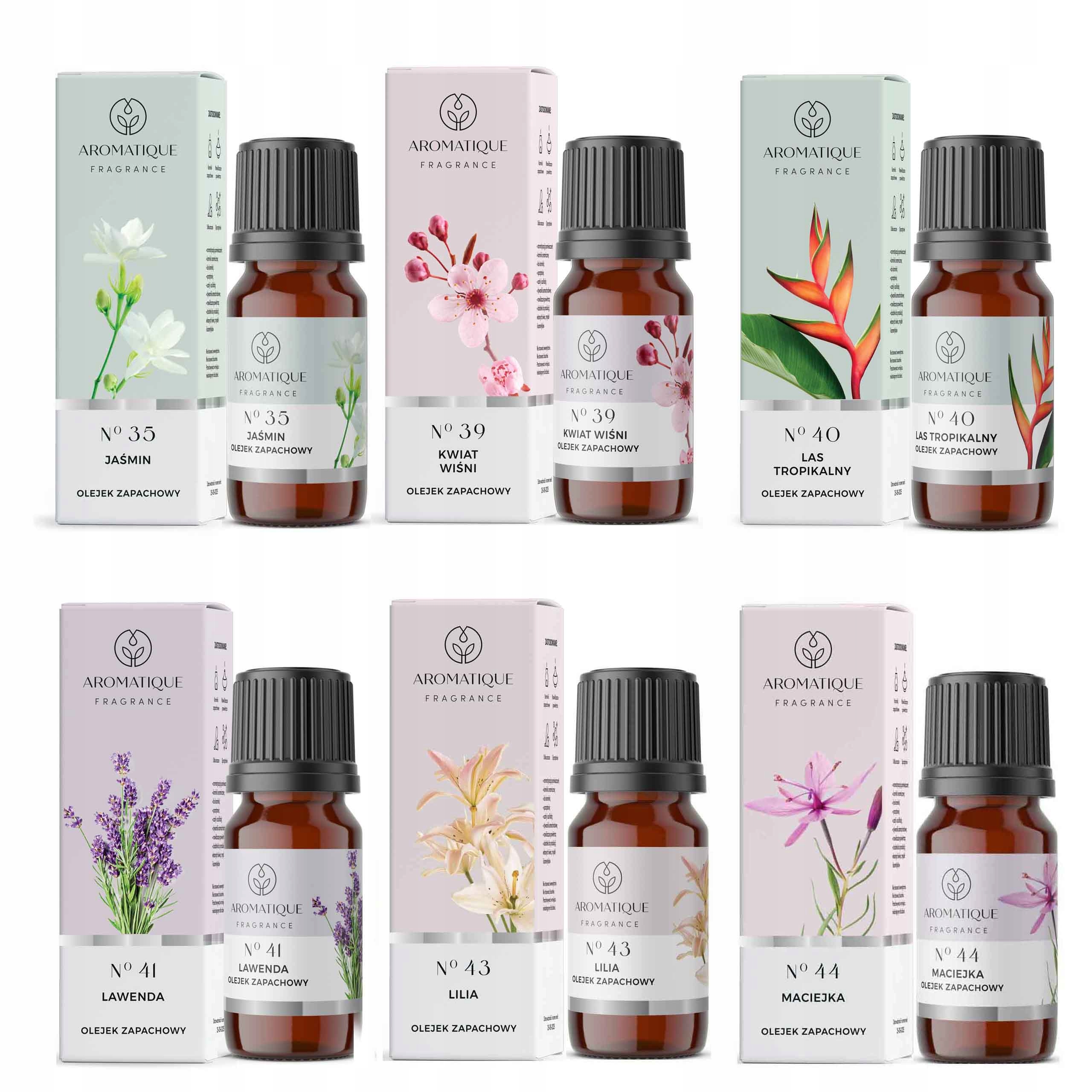 

Zestaw 6 Olejków Zapachowych do kominka 12ml mix23