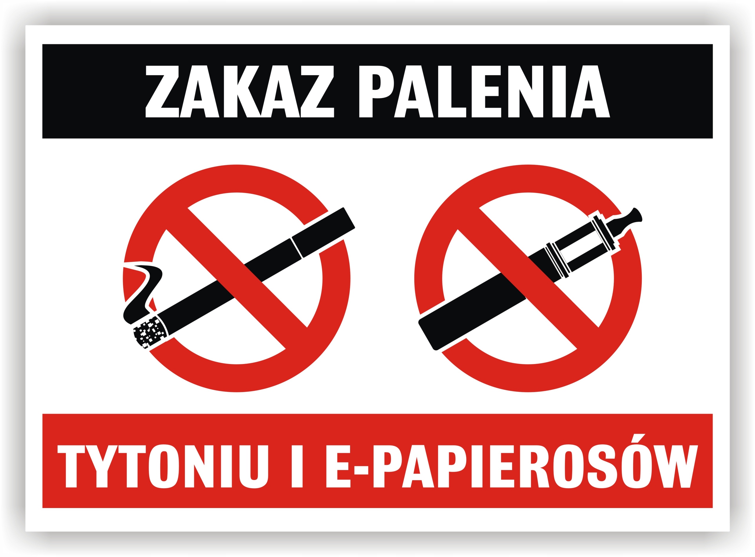 

Tabliczka Zakaz Palenia 32x21,5 cm Uv 4