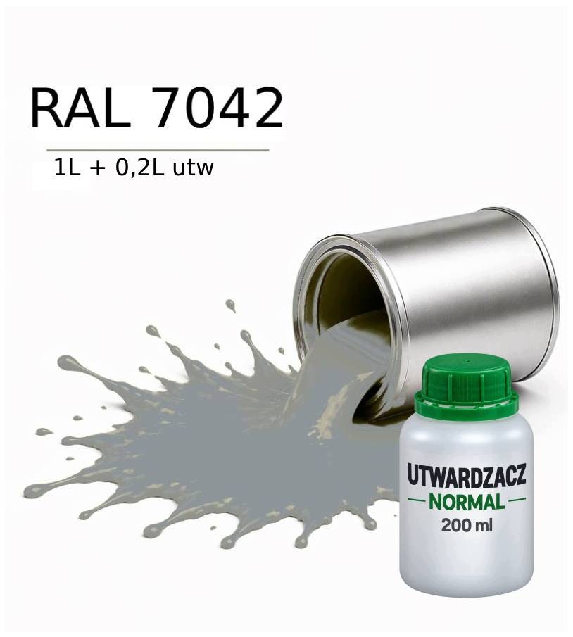 Valspar Ral 7042 Barva Dtm Základní Nátěr Polyuretanová 2K Polomat 1L Utw. 0