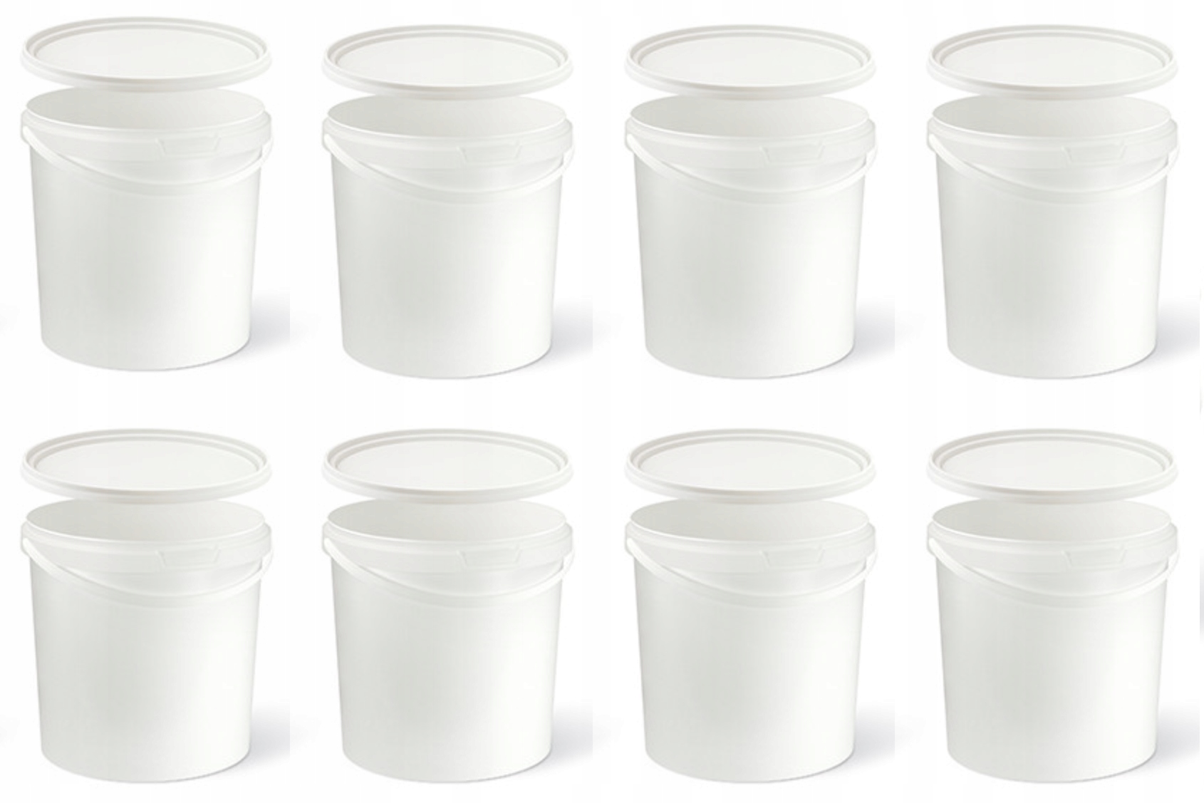 8x POJEMNIK PLASTIKOWY Z PRZYKRYWKĄ 1 l BOLL