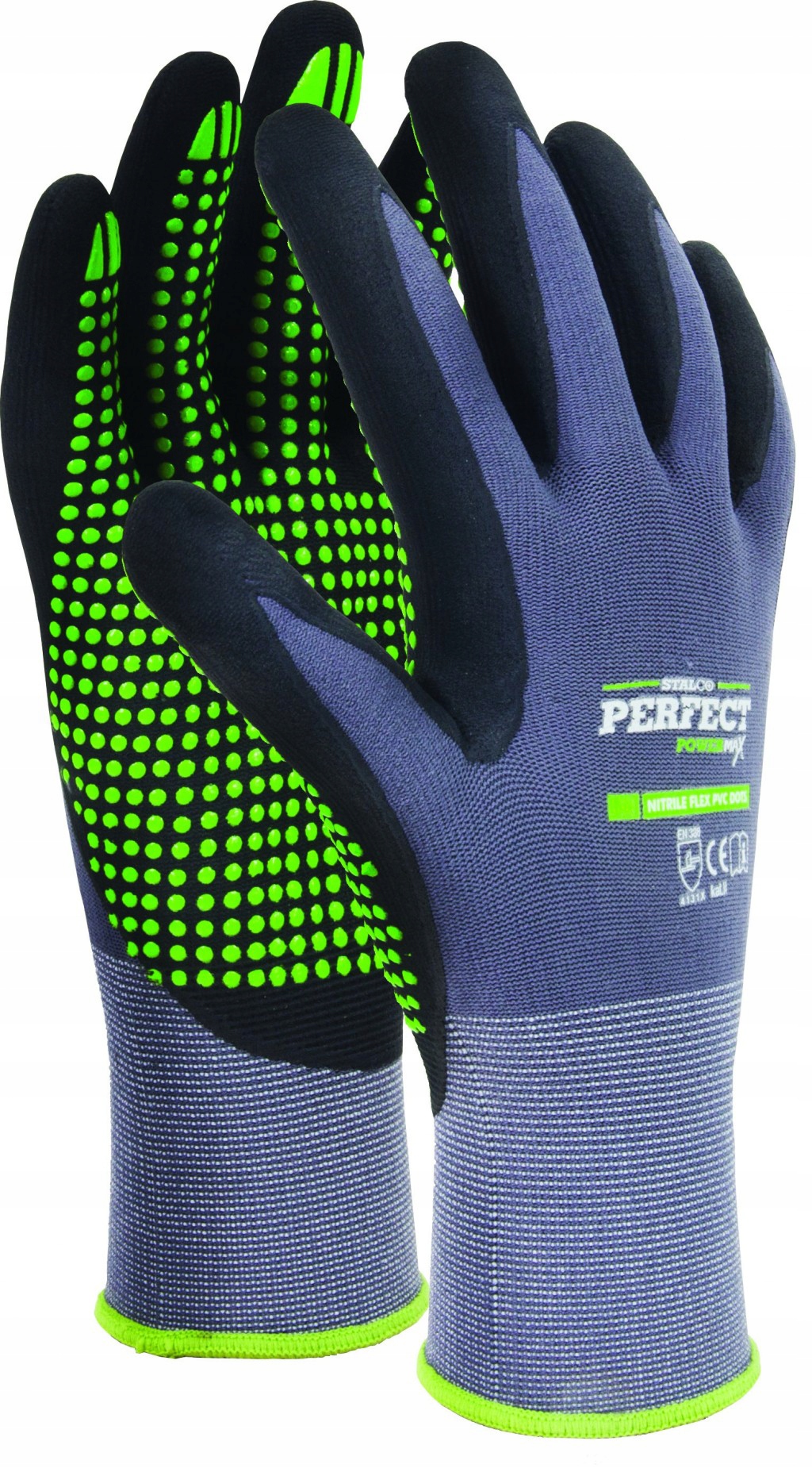 

Rękawice Nylonowe Flex Pvc Dots Rozm. 6-XS Stalco