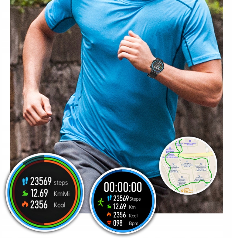 Zegarek Męski Smartwatch ROZMOWY BRANSOLETKA + PASEK+ ŁADOWARKA INDUKCYJNA Model Smart Watch