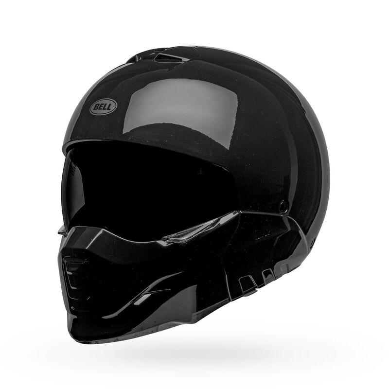 KASK MODUŁOWY BELL BROOZER SOLID GLOSS BLACK CZARNY POŁYSK Rozmiar XXL